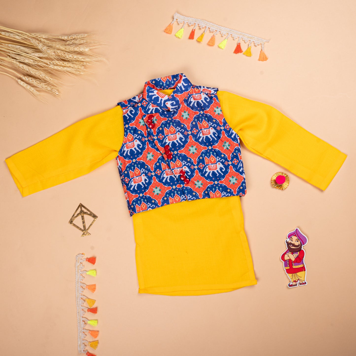 Lil Turmeric Kurta Set