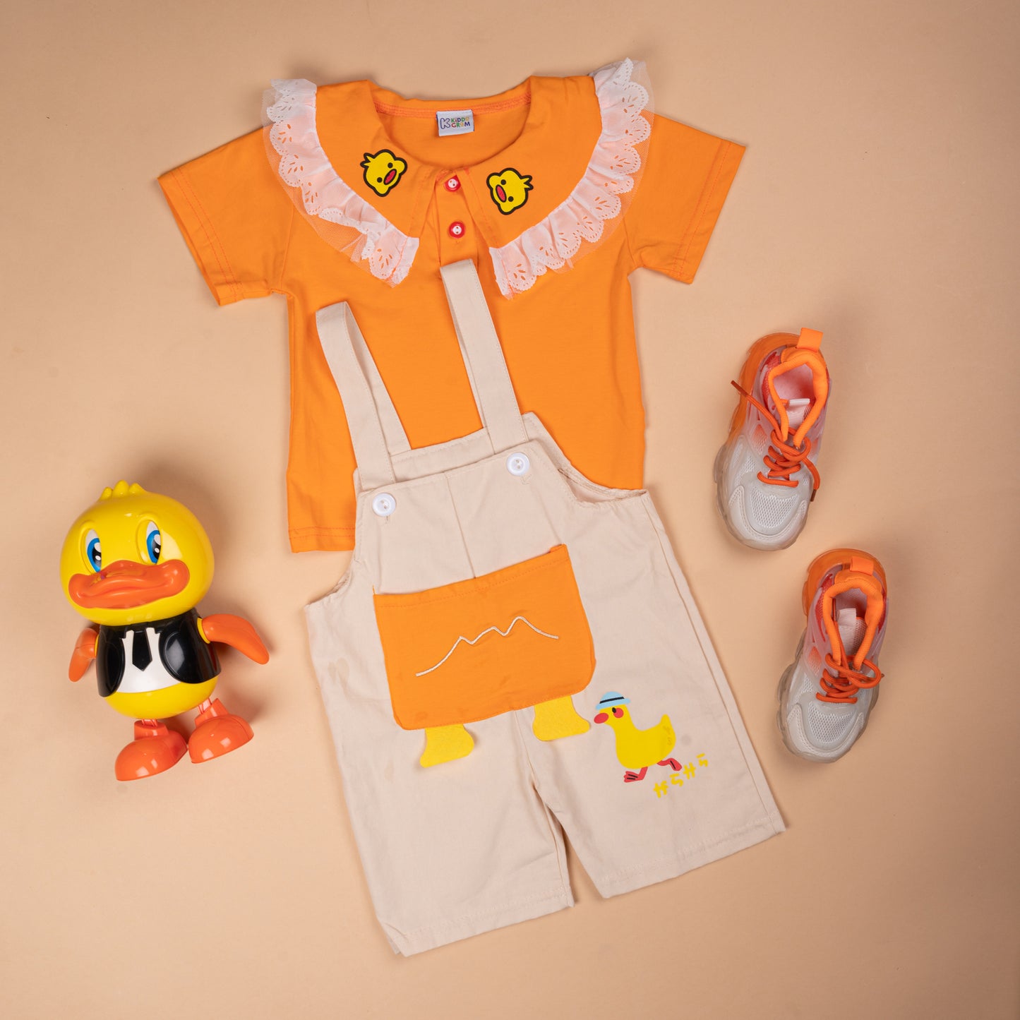 Quackling Dungaree Set