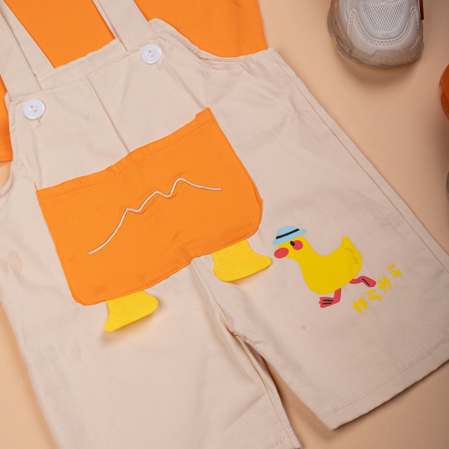 Quackling Dungaree Set