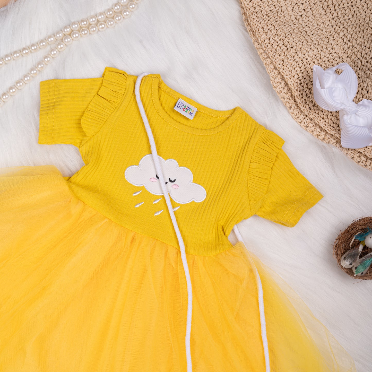 Sunny Cloudscape Dress