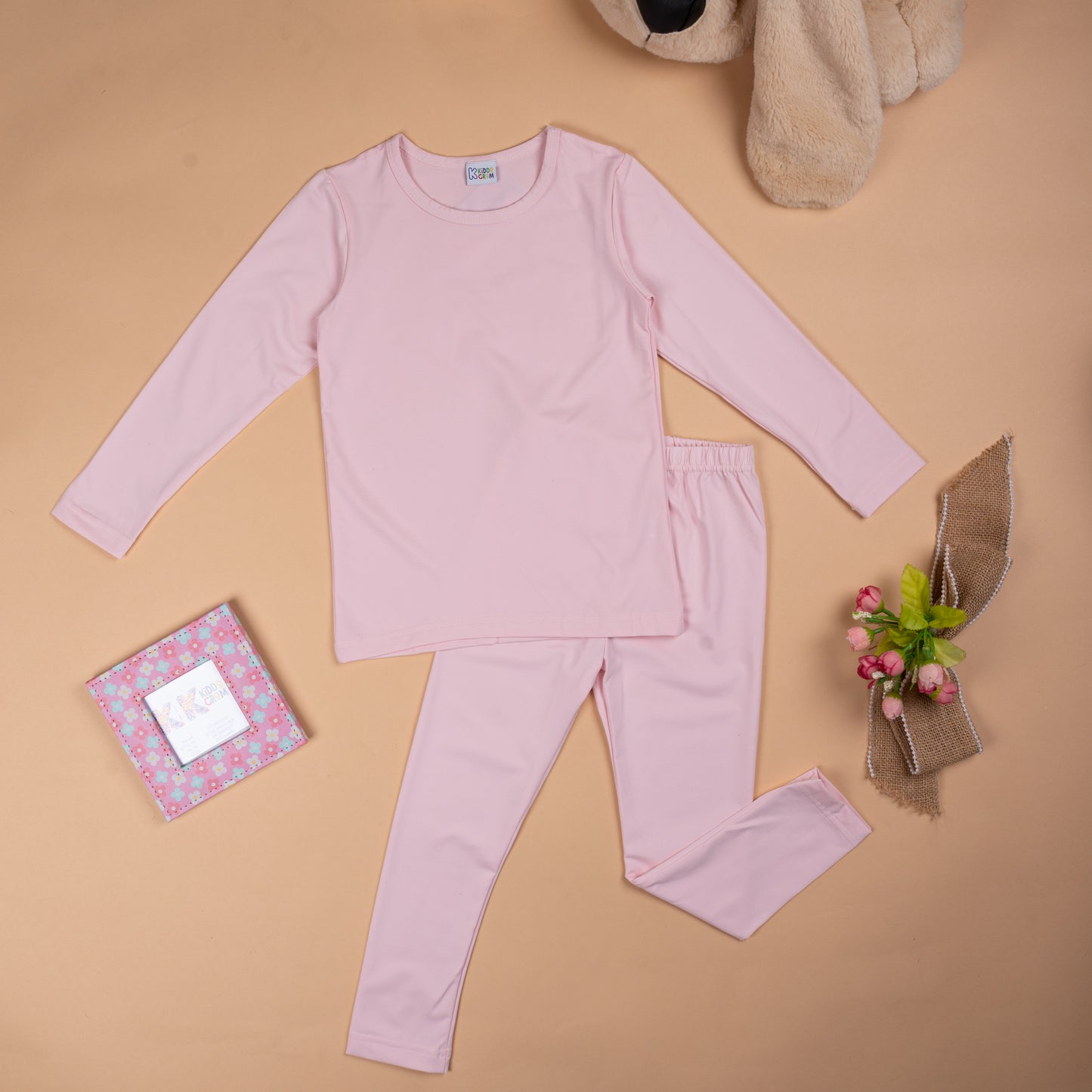 Pink Unisex Coord Set