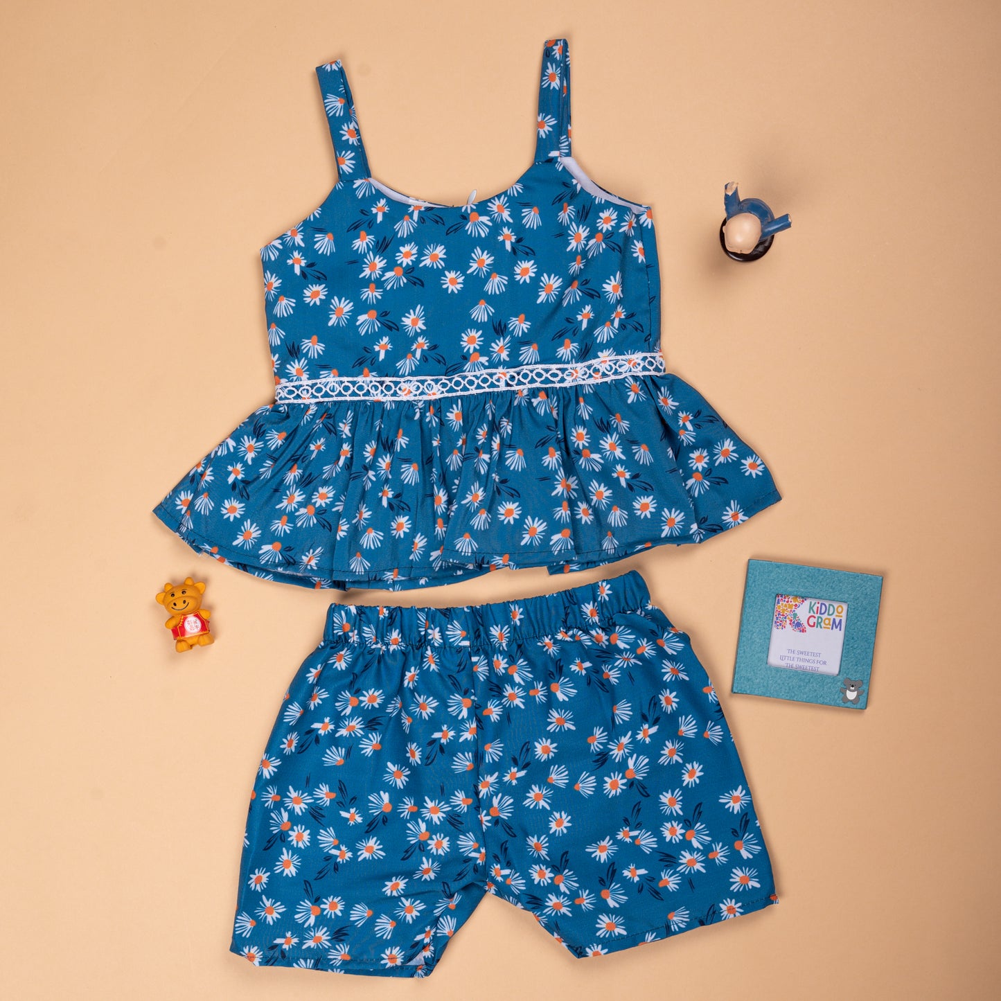 The Flowery Peplum Set