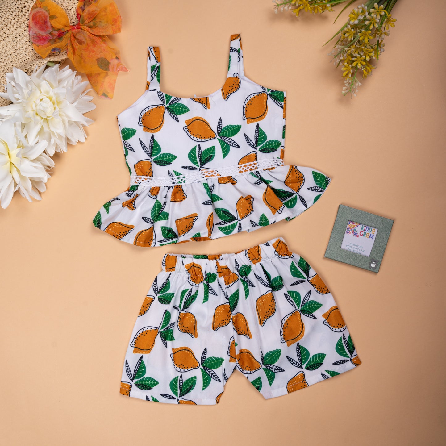 The Beach Girl Peplum Set