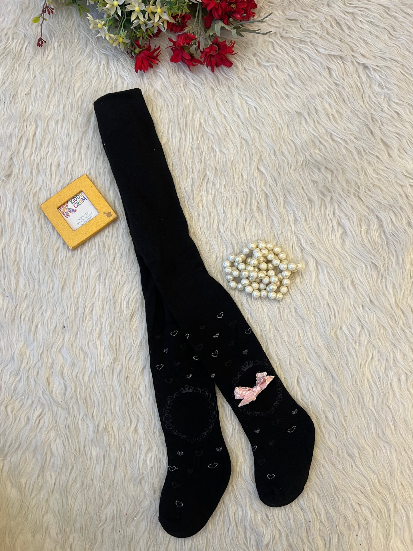 Black heart stocking