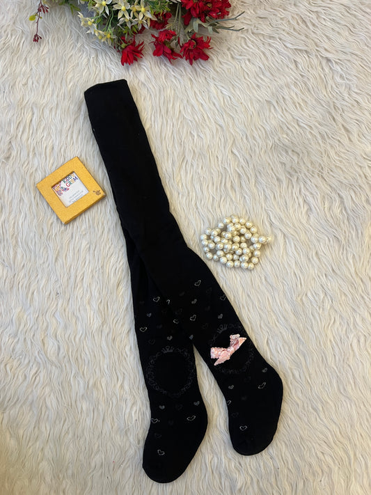 Black heart stocking