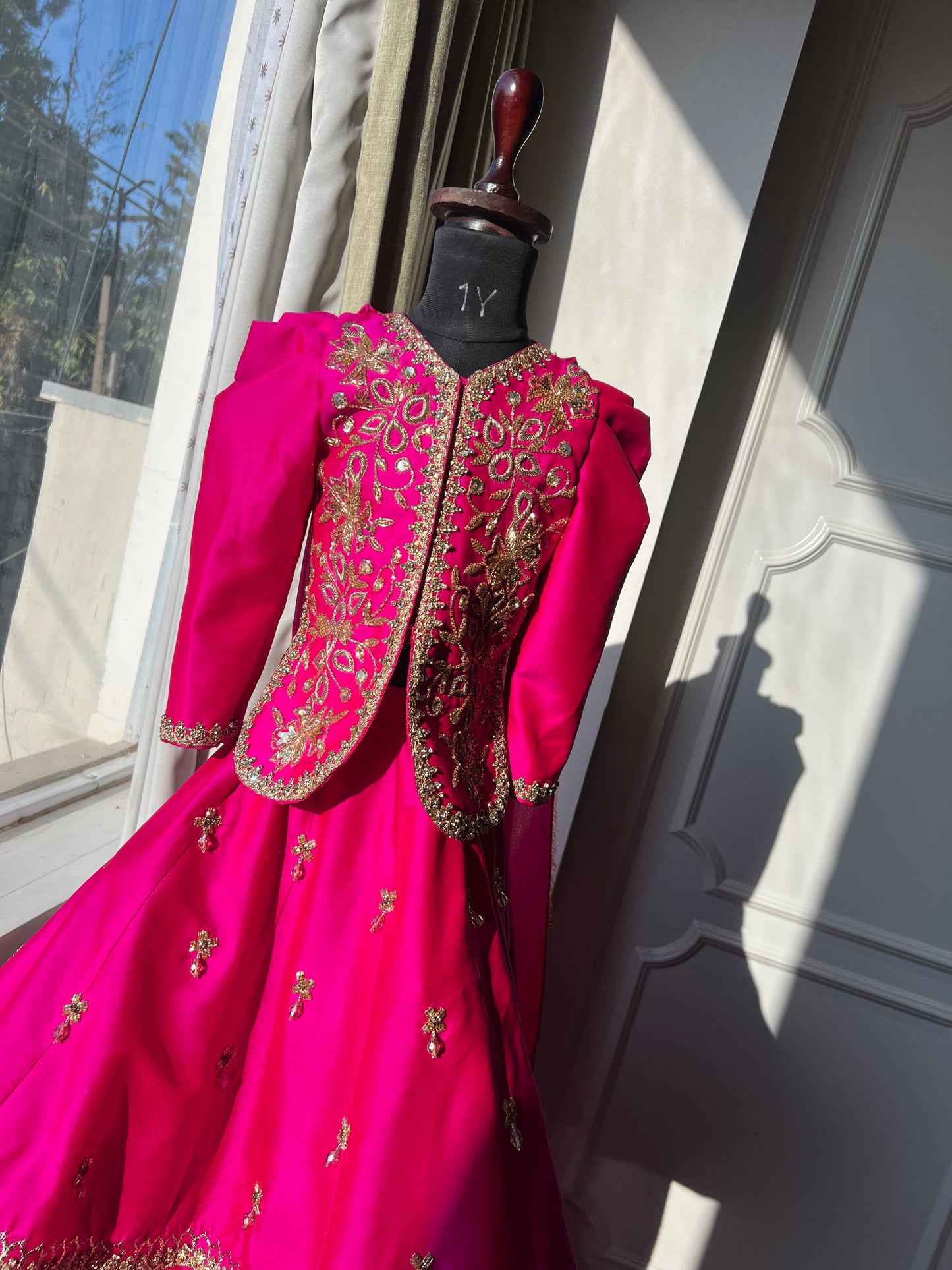 Royal Fuchsia Bloom Lehnga Nas1228
