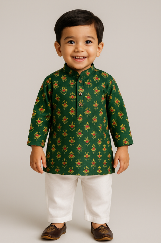 Gulzar Green Kurta