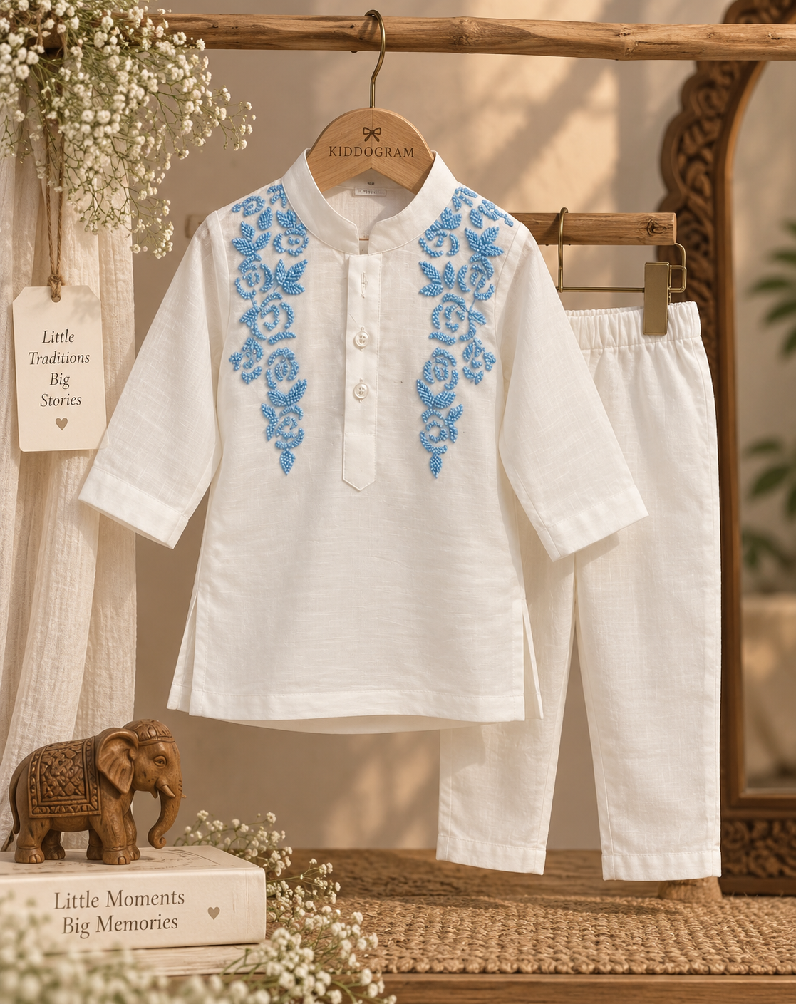 Noor-e-Neel kurta set