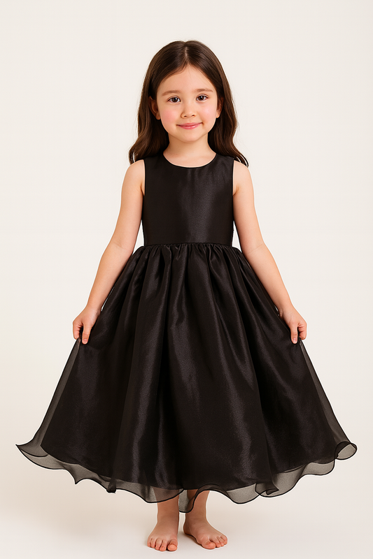 Royal Black Twirl Dress NAS1309