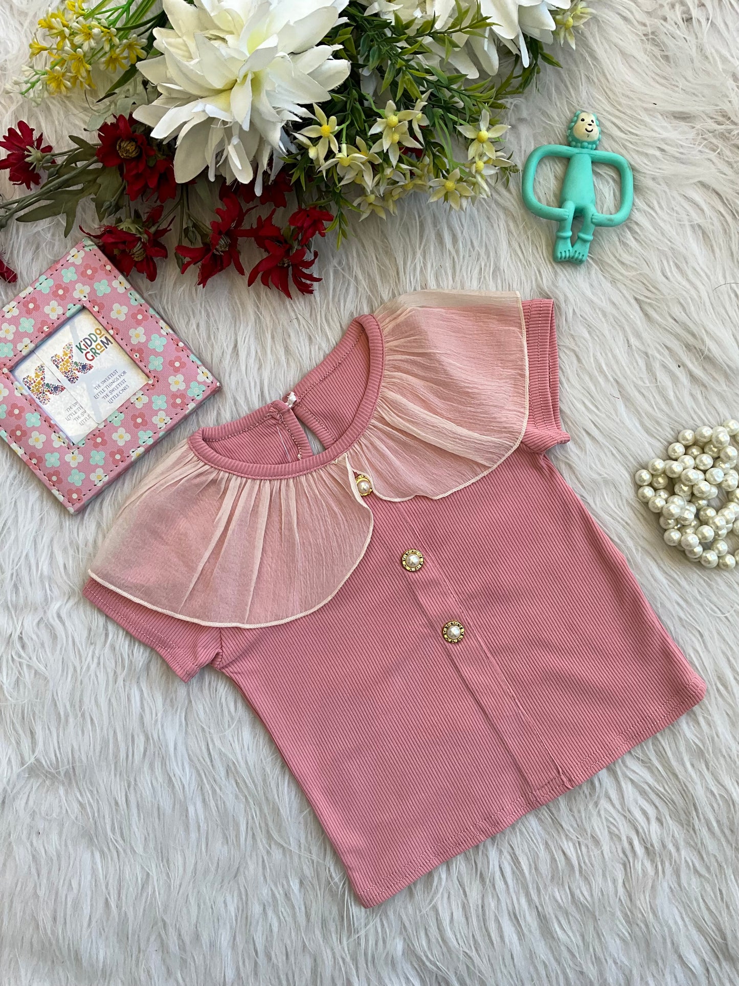 Pink Rib Top