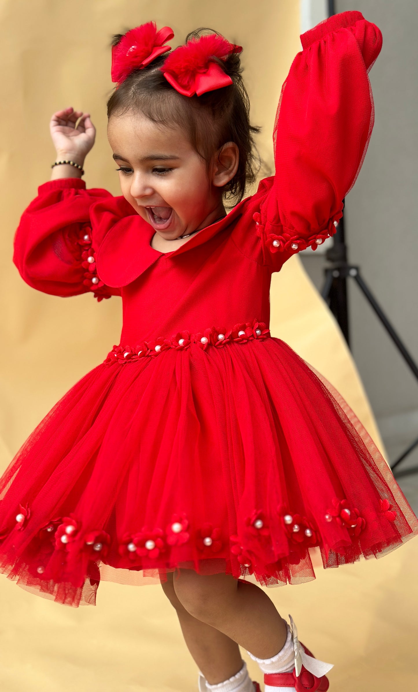 Ruby Ruffle dress