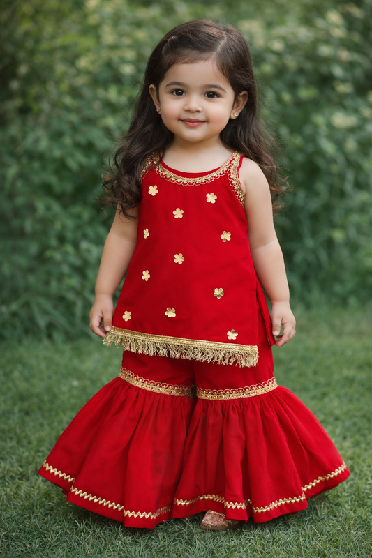 Red Scarlet Shine Suit NAS1121