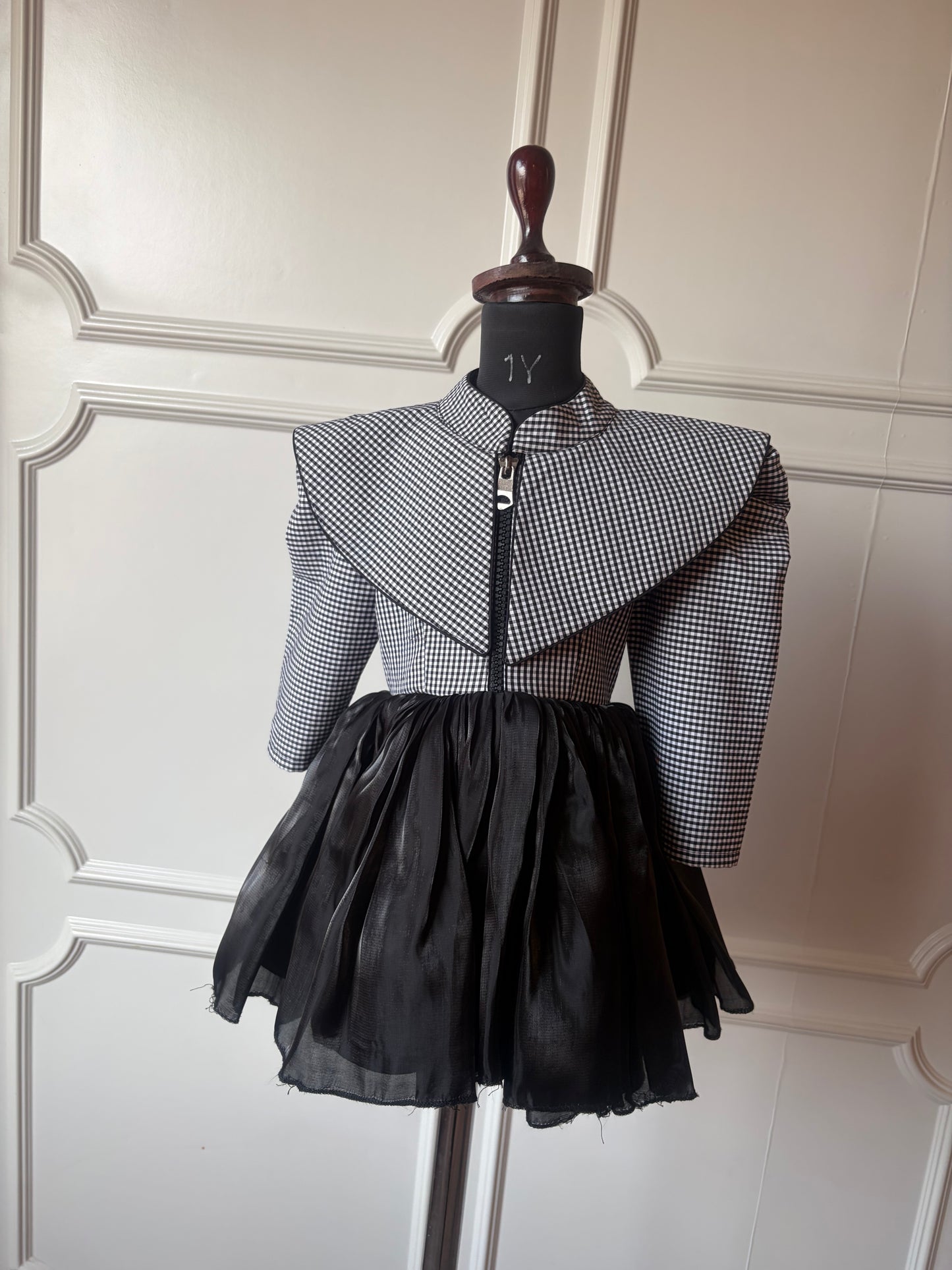 Checkmate Charm Dress🖤 NAS1375