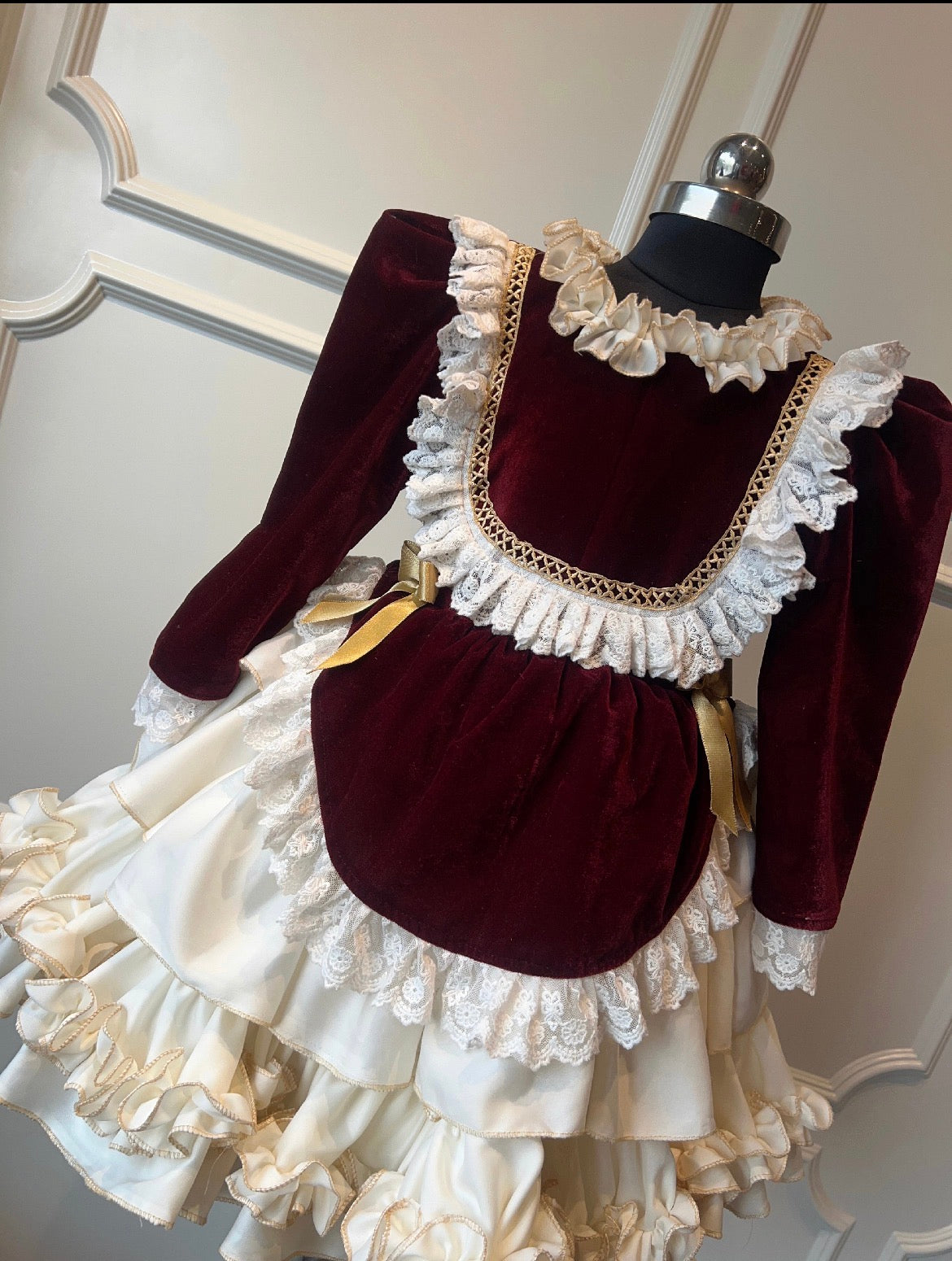 Maroon majesty dress NAS563