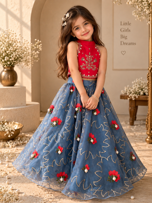 Rosé Gulab Lehenga 🌹