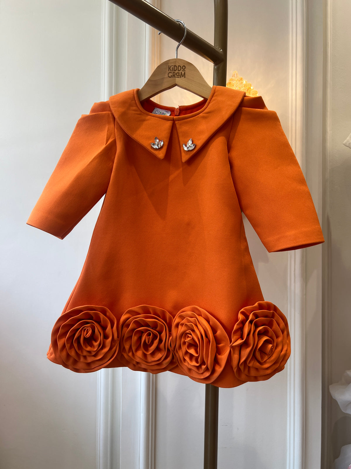 Tangerine Rosette dress NAS1784