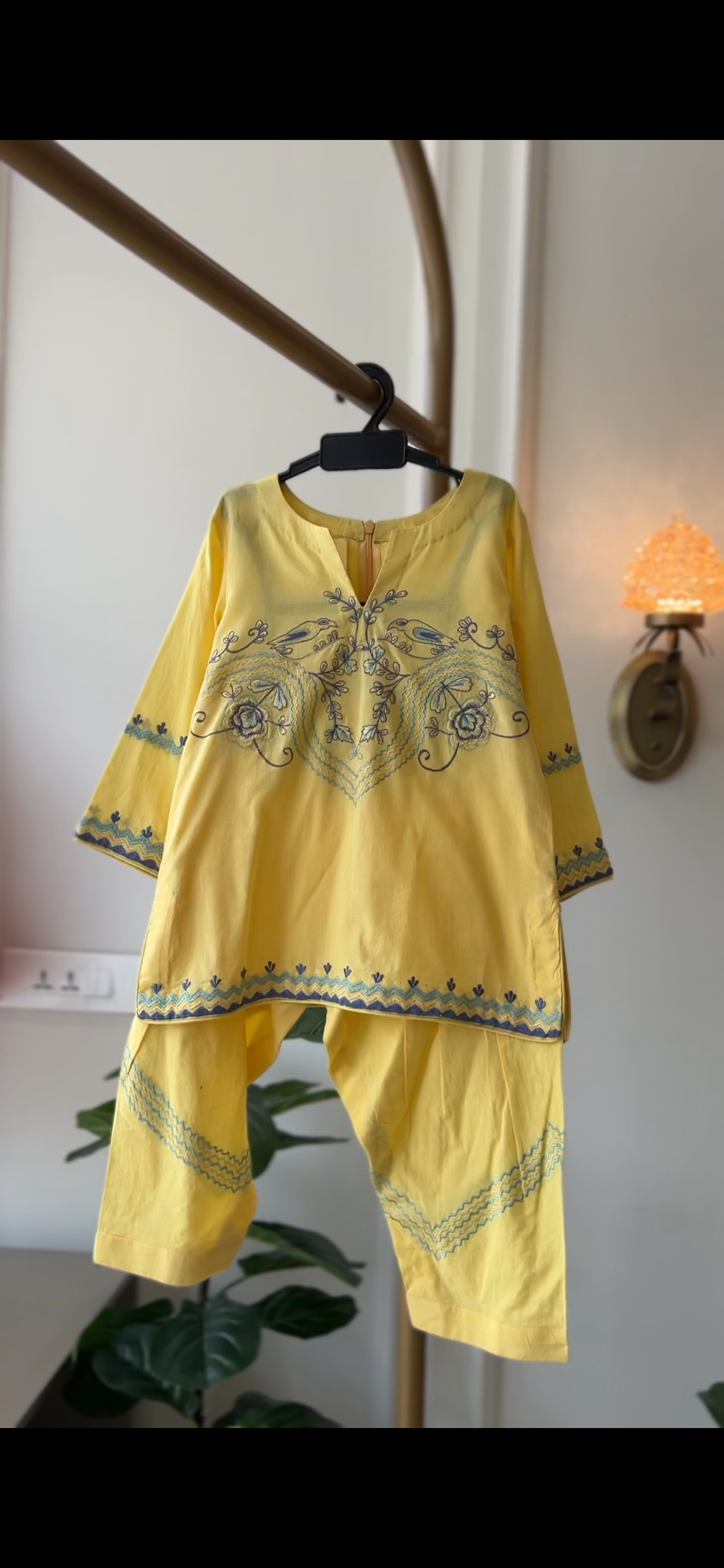 Lemon Luxe Kurta Set NAS1735
