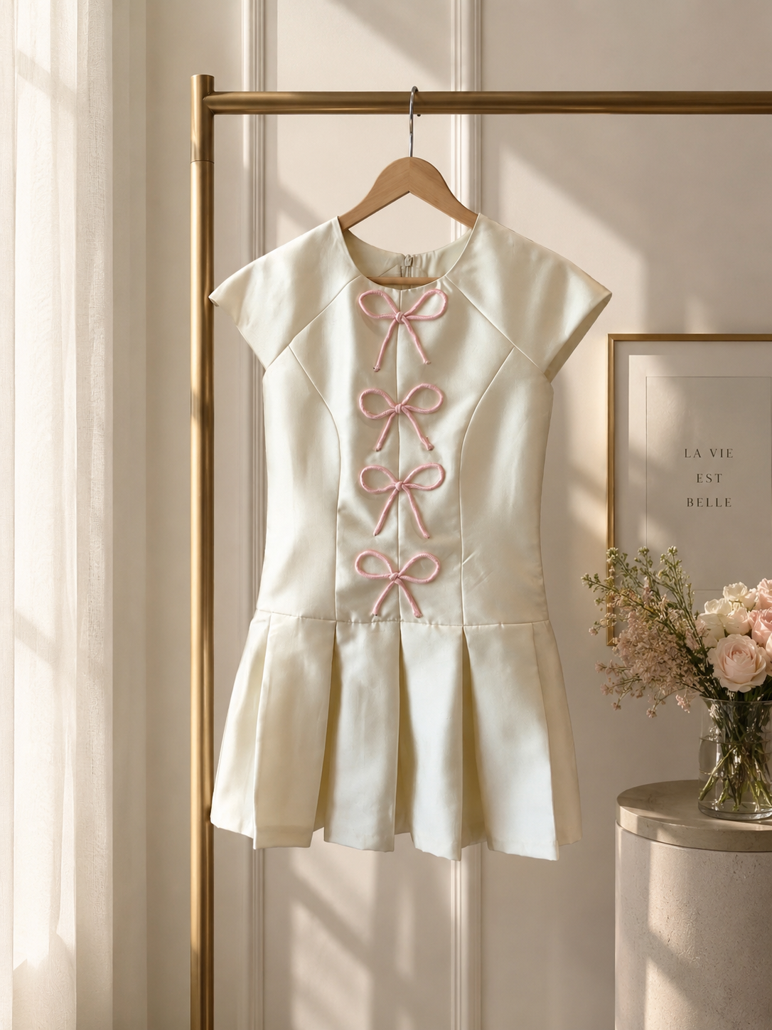 Blush Bella Bow Dress NAS1631