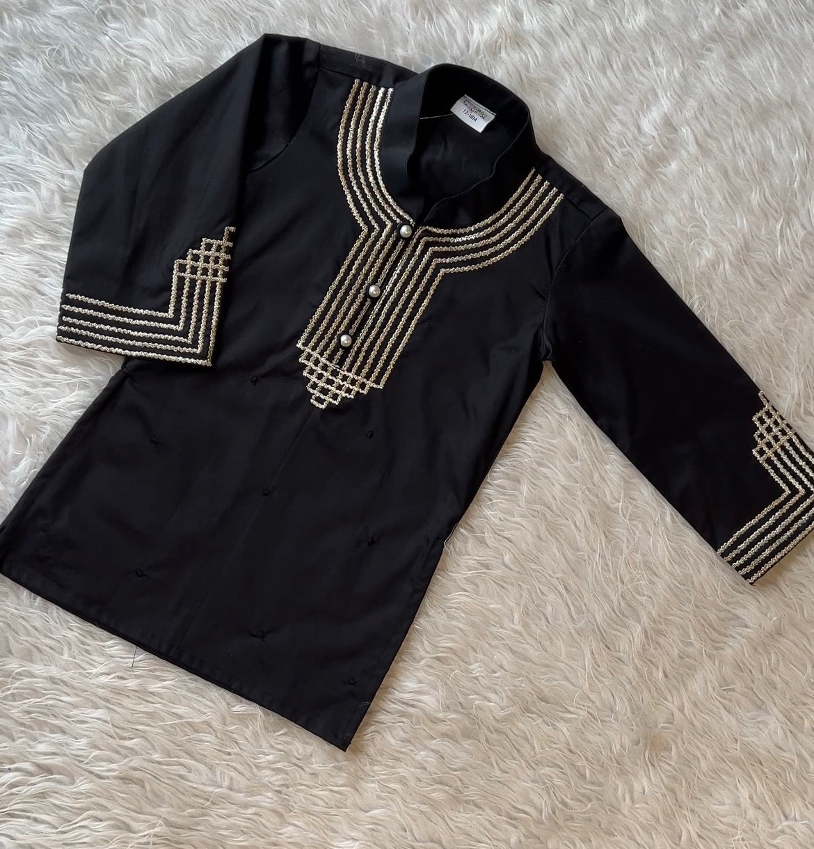 Noir Majesty Kurta Set NAS1288