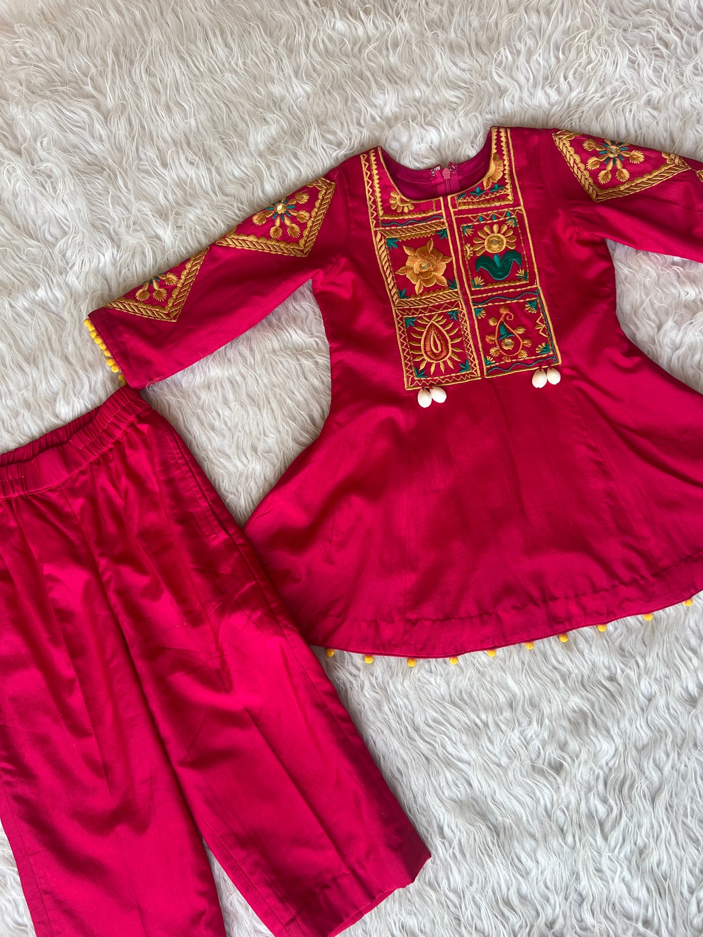 Phoolkari Panel Kurta Set NAS1386