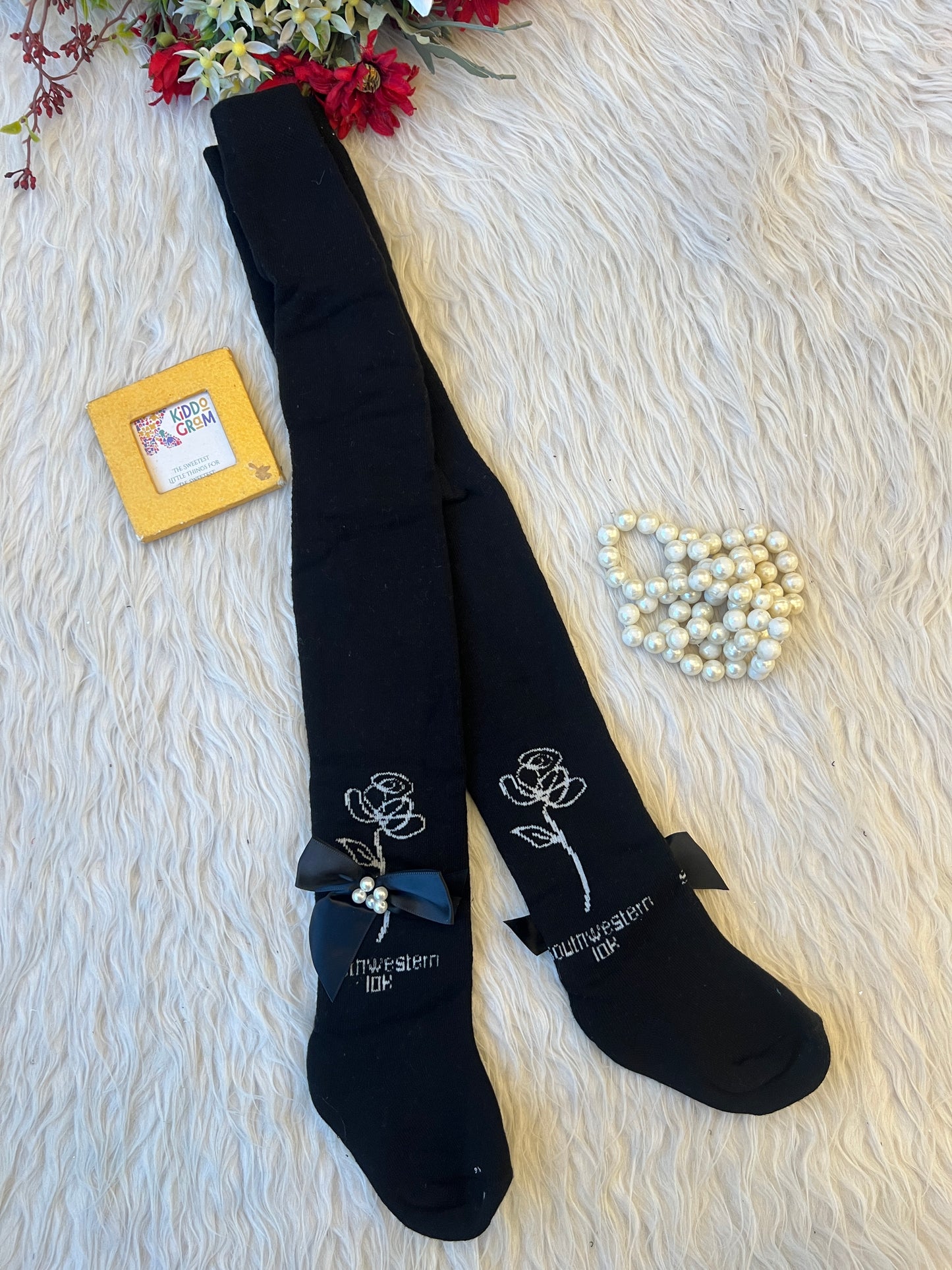 Black rose stocking