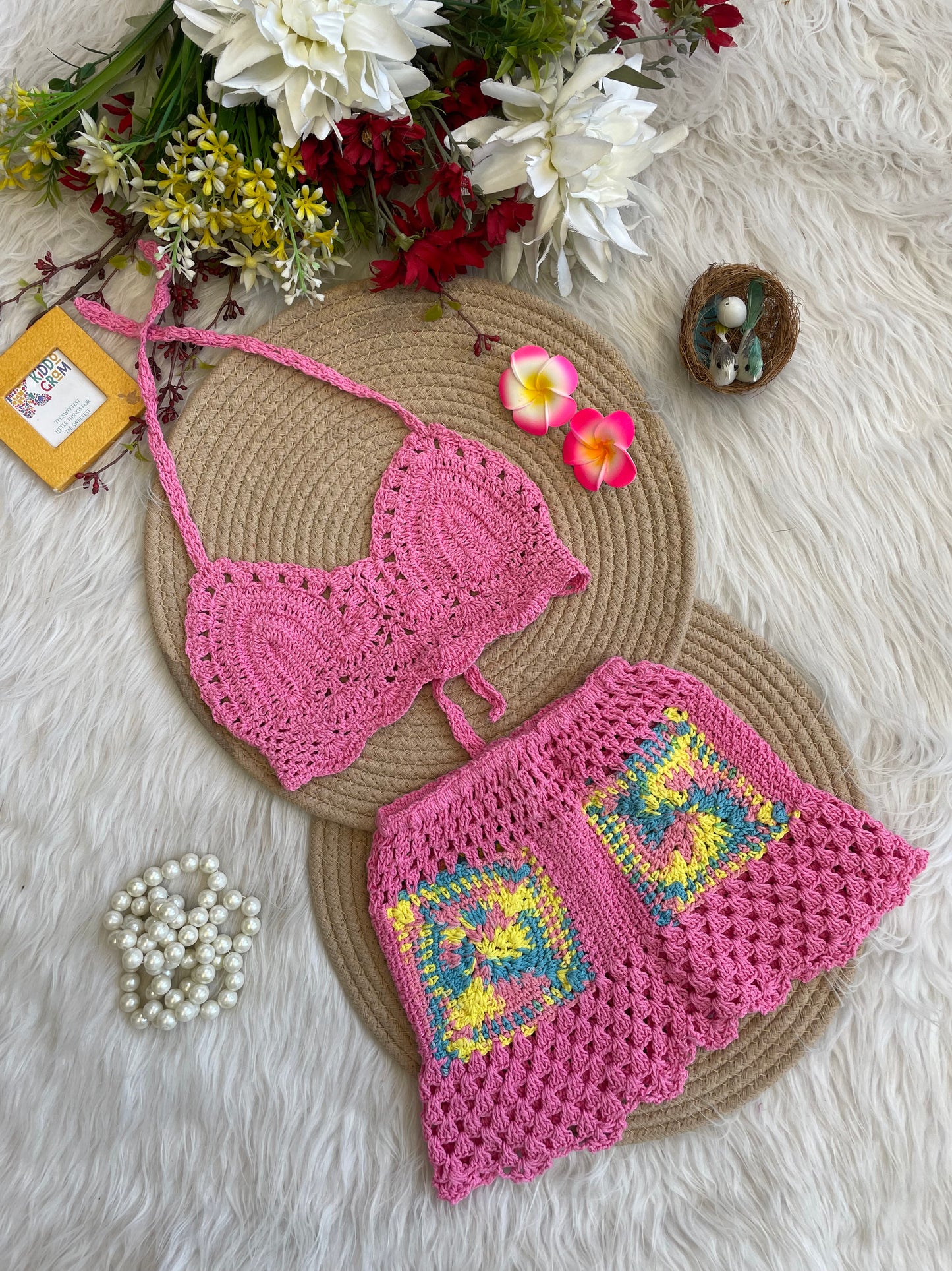 Pink pebbles bikini