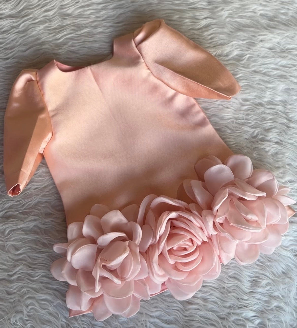 Peach Petal Pop Dress NAS604