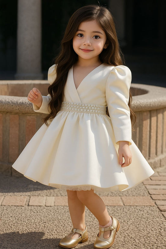 Ivory Satin dress