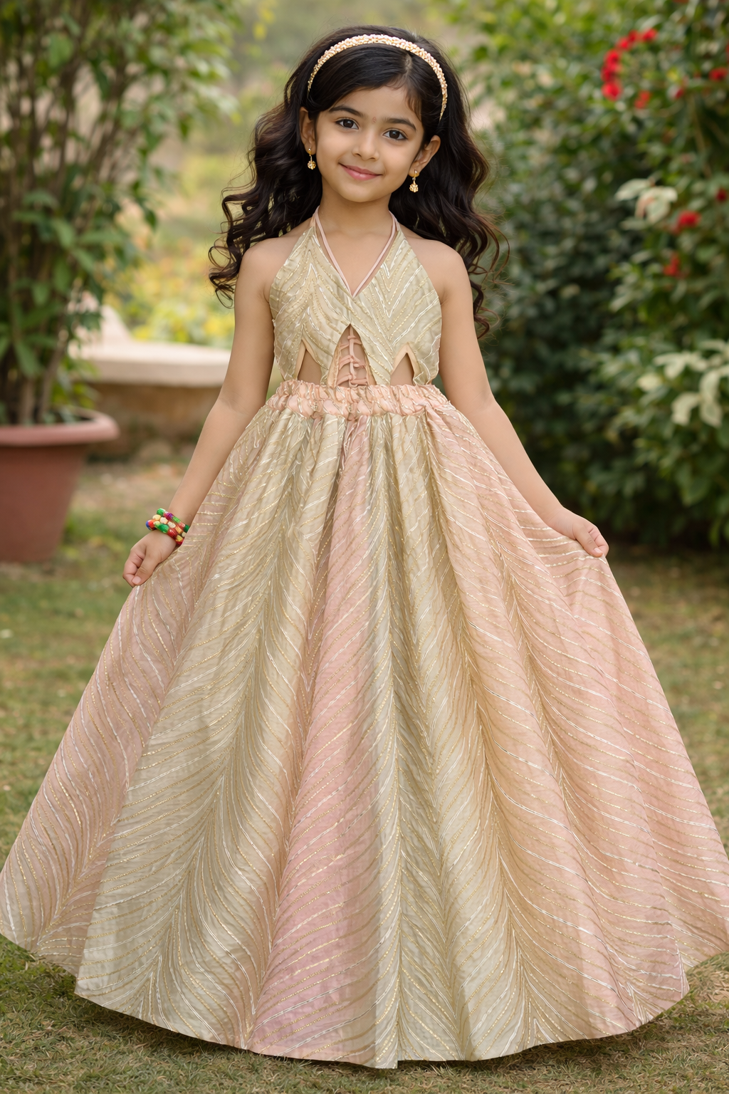 Choti Shehzadi Lehanga Set NAS177