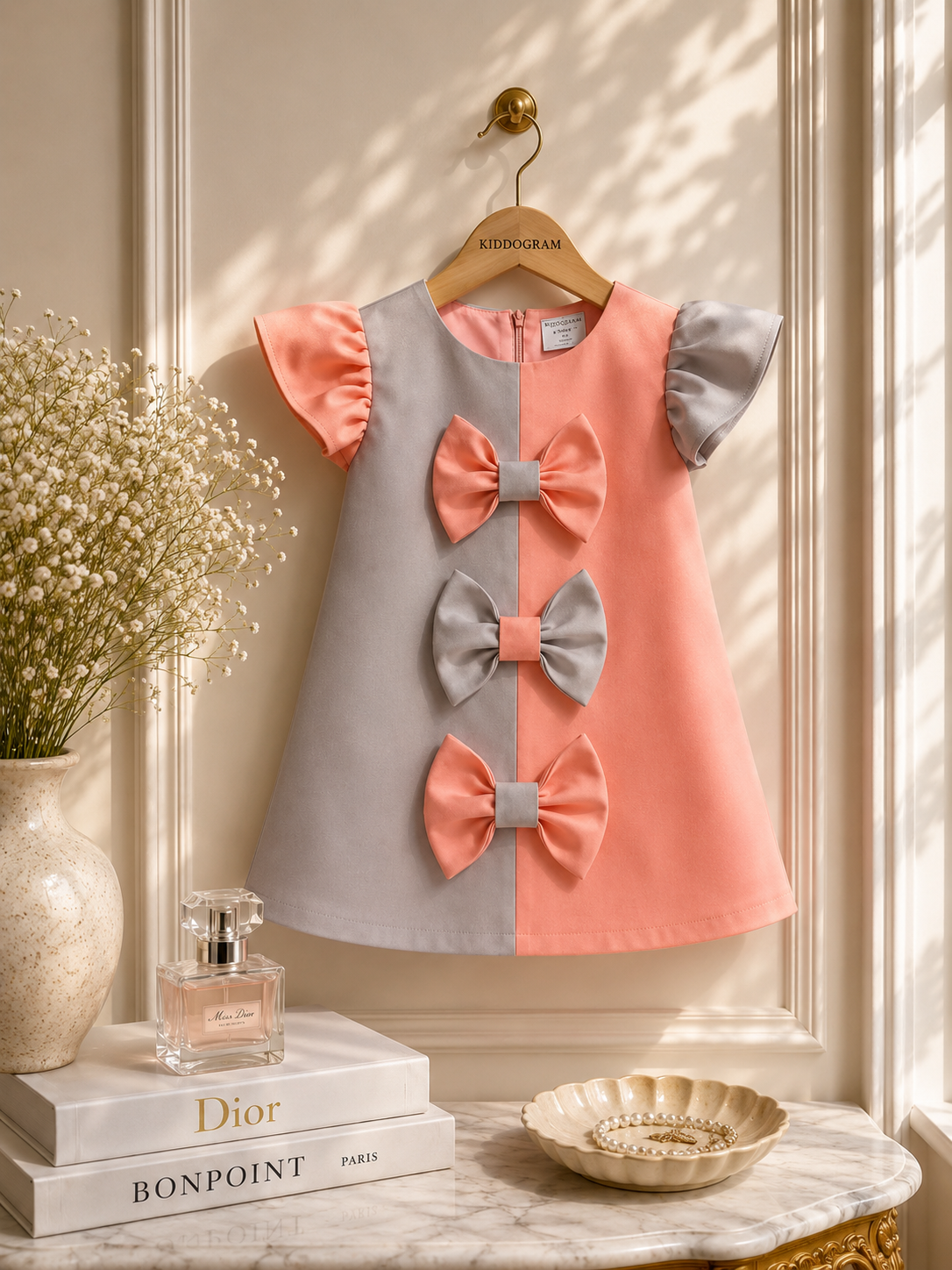 Peaches & Pearls Dress NAS1581