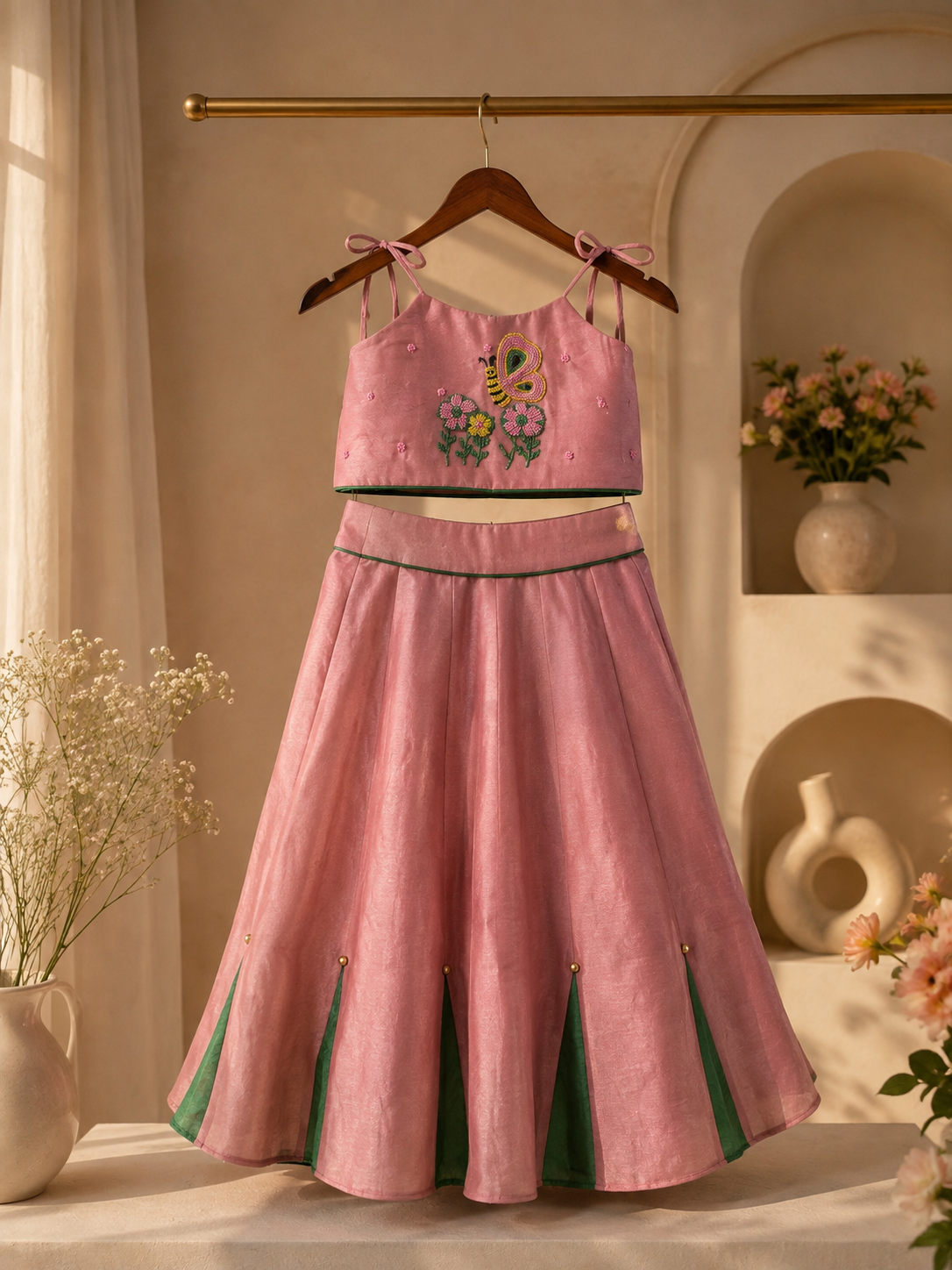 Vrindavan Rose lehenga choli NAS1728