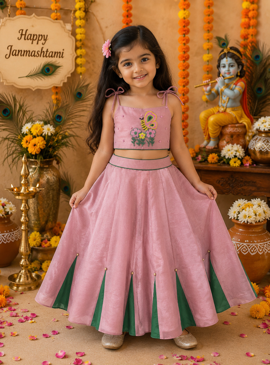 Vrindavan Rose lehenga choli NAS1728