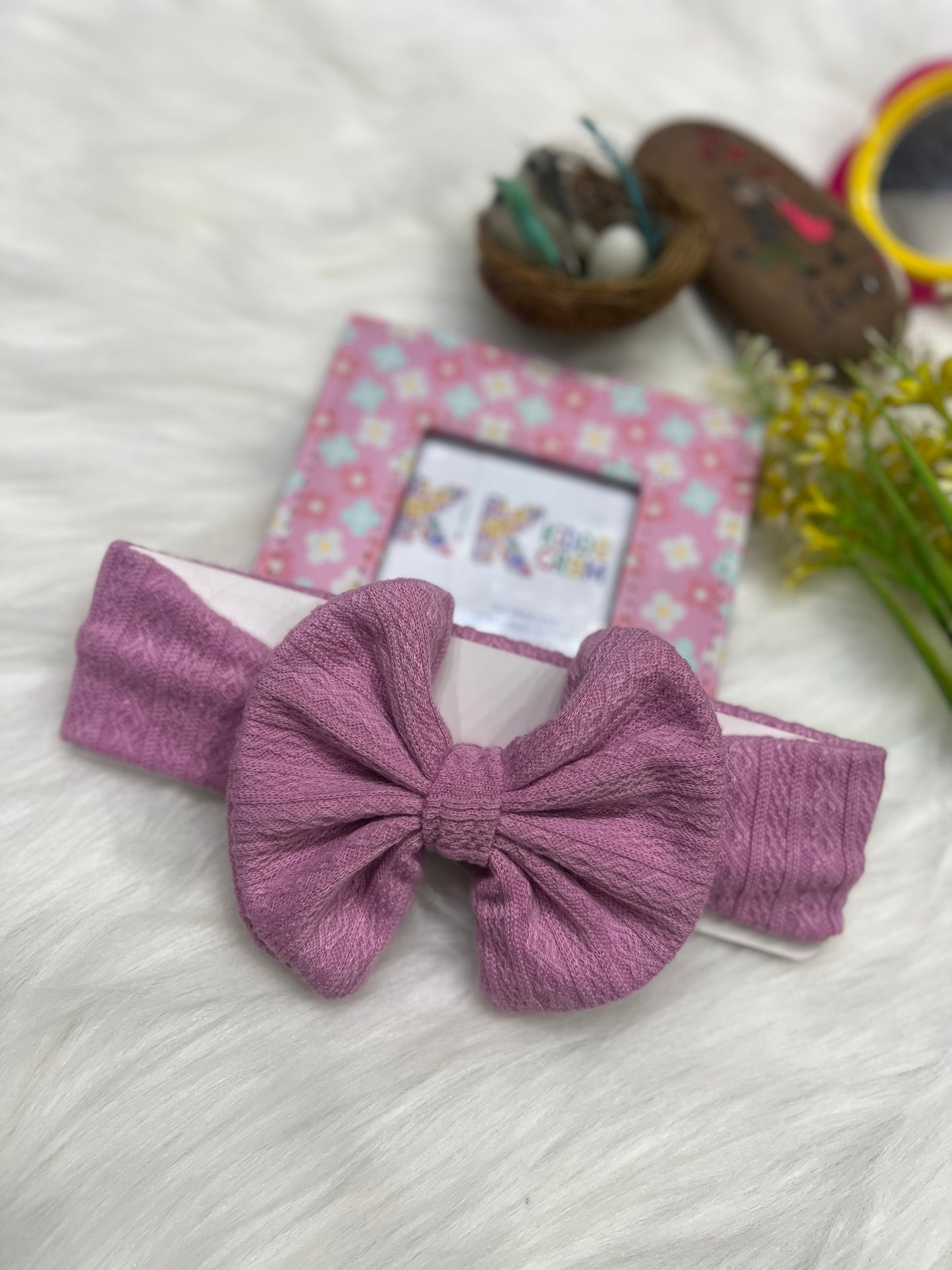 Mauve Big Bow Magic