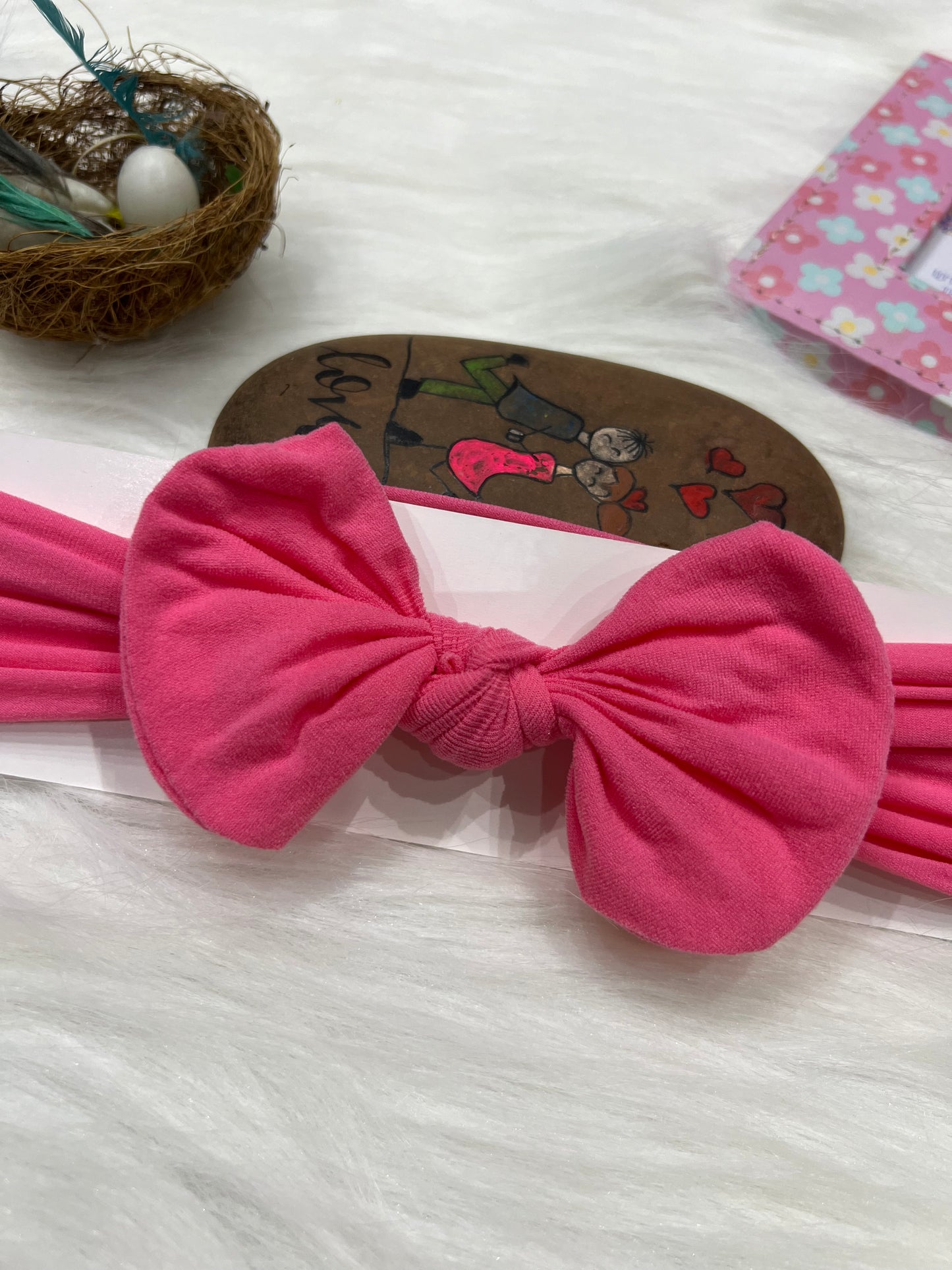 Pink Blossom Bow