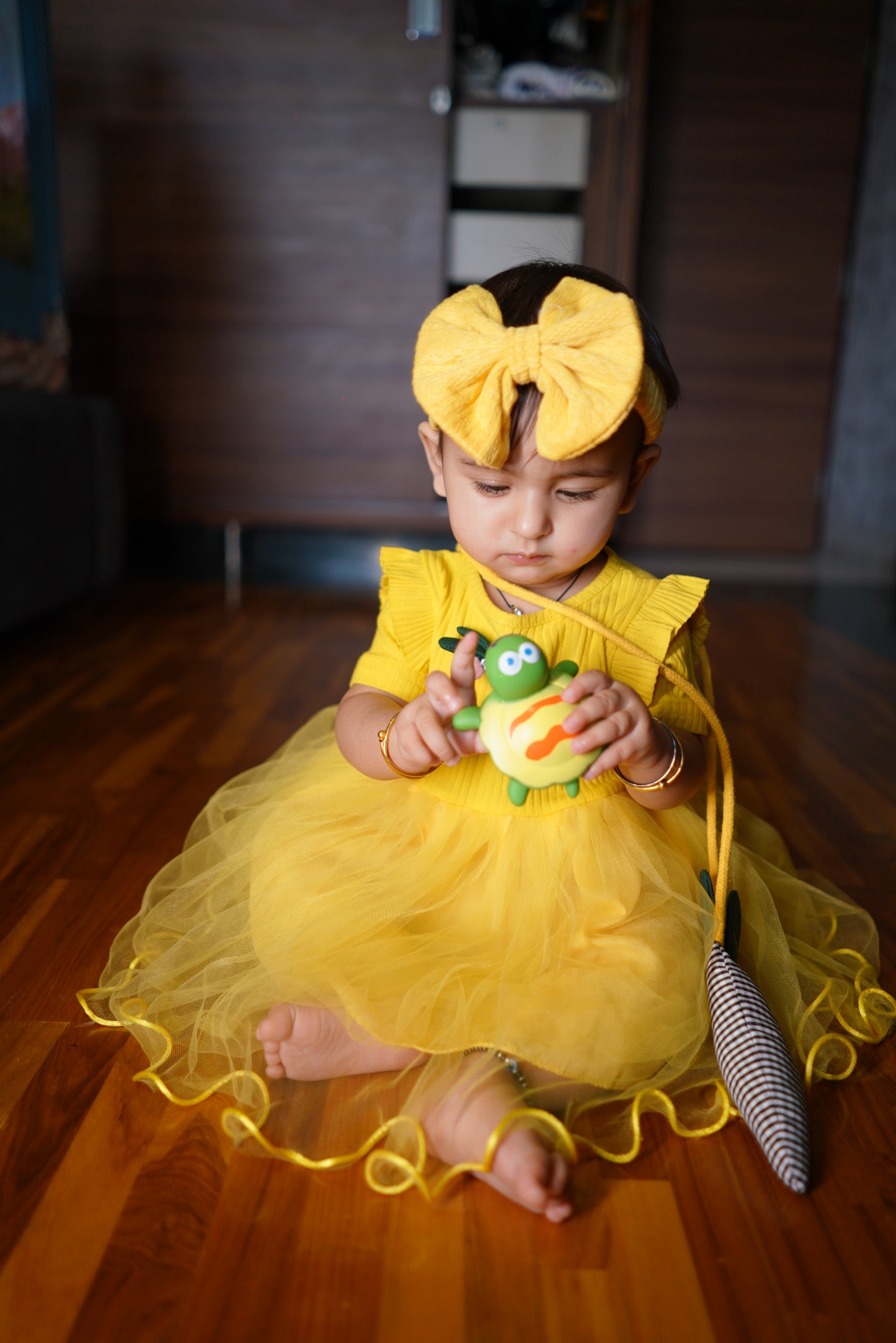 Yellow Pretty Bigbow Headband